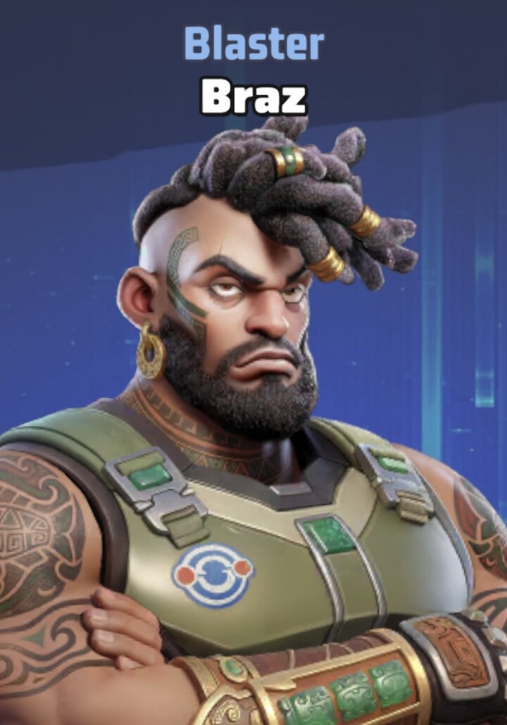 Braz character portrait