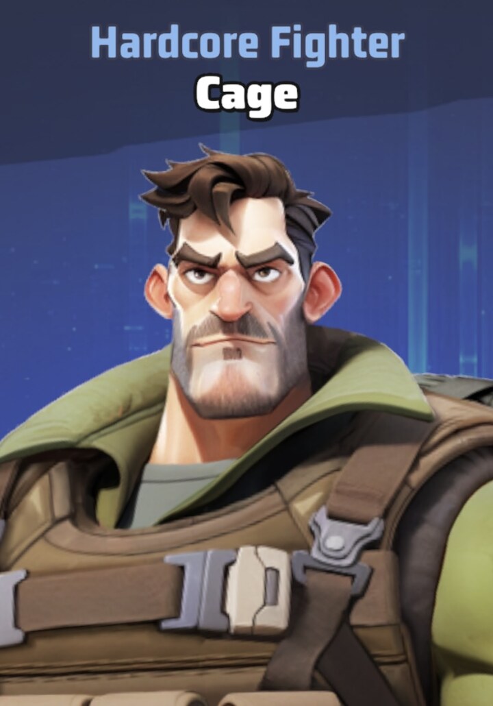 Cage character portrait