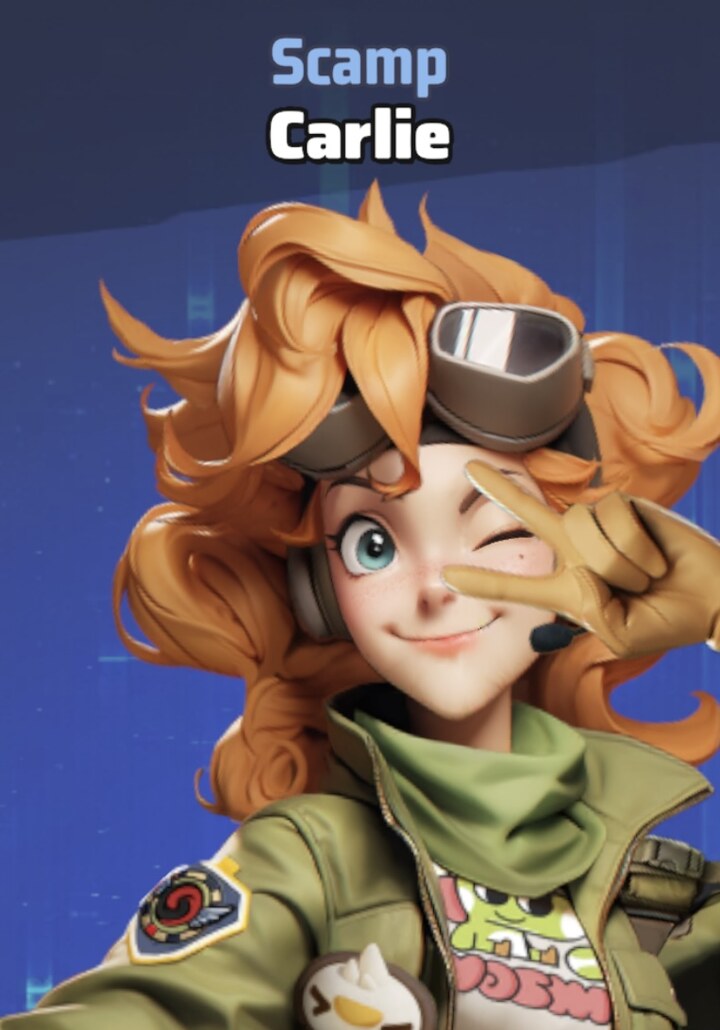 Carlie character portrait