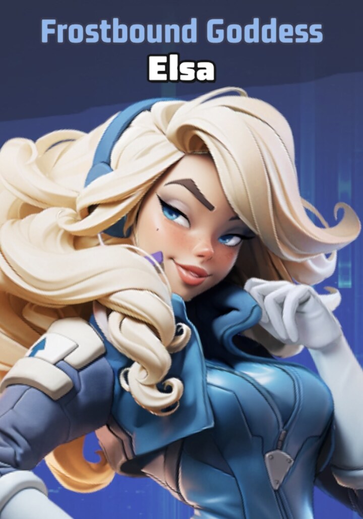 Elsa character portrait