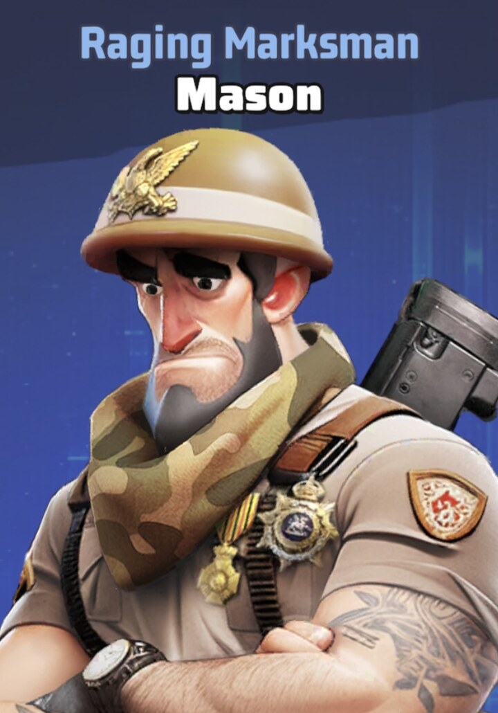 Mason character portrait