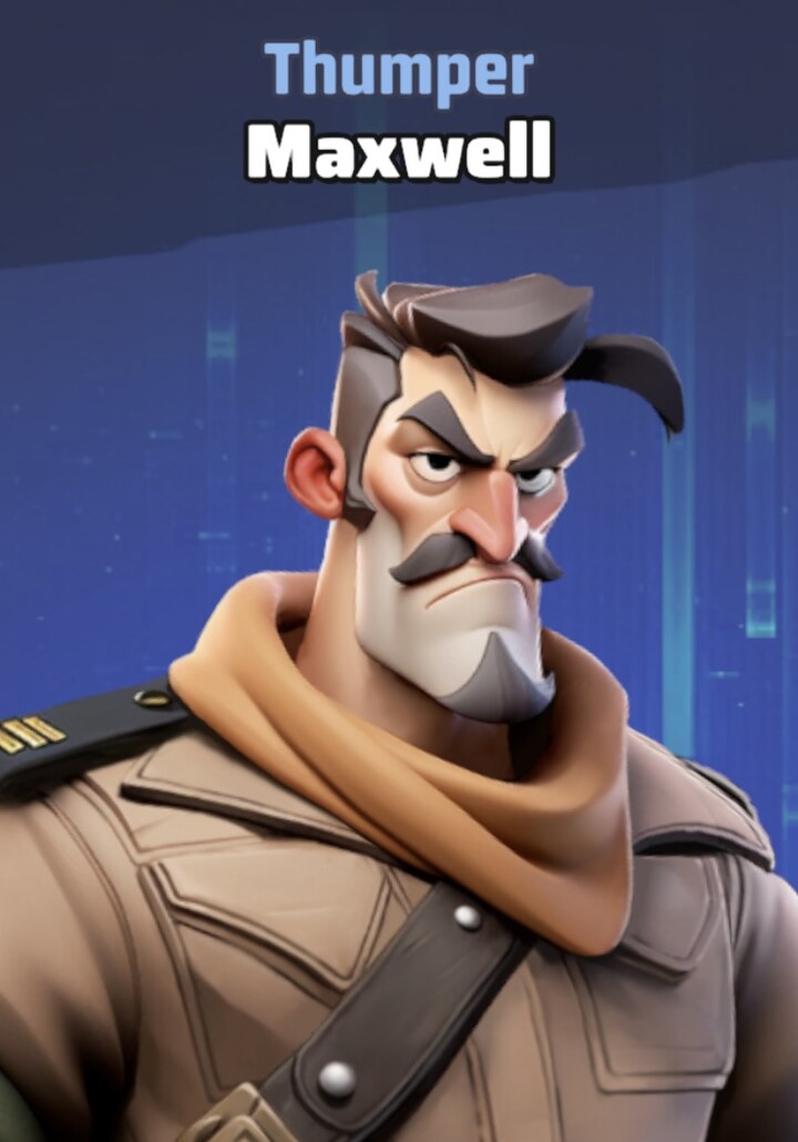 Maxwell character portrait